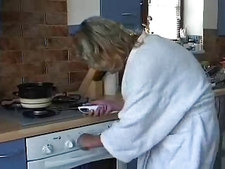 Amateur Kitchen Mature Wife
