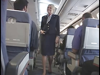 American Stewardess Handjob - Part 6