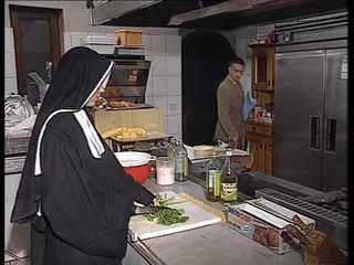Anal German Kitchen Nun