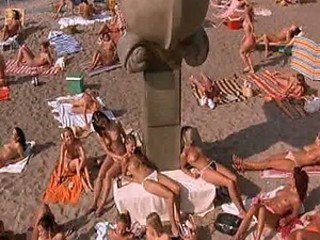Strand Nudist Buiten Openbaar