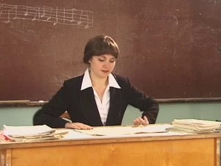 Brunette Russian Teacher