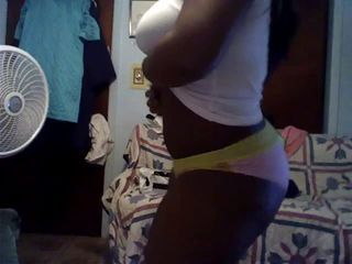 Chubby Dancing Ebony Panty Webcam