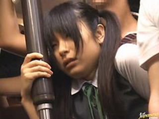 Asian Teen Getting Fucked In Public With Her School Uniform On