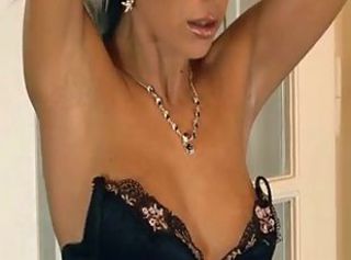 Rambut coklat Pakaian dalam wanita MILF Bintang porno