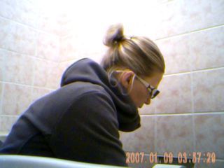 Nice young girl spied on toilet 3