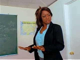 Ebony MILF School Teacher