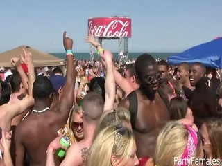 Beach Nudist Outdoor Party