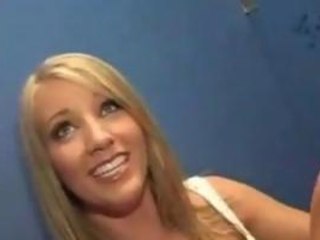 Babe Big Tits Blonde Gloryhole Handjob Pornstar