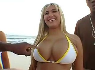 Amazing Beach Big Tits Bikini Brazilian Groupsex Hardcore Latina Outdoor Silicone Tits