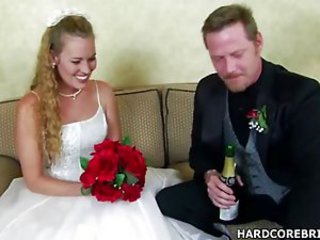 Amateur Blonde Bride Hardcore Teen