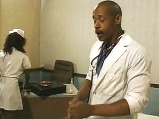 Doctor Ebony MILF Nurse Pornstar Uniform