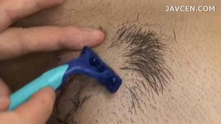 Tæt på Japansk  Fisse barberet