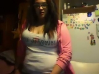 Chubby Girlfriend Glasses Natural Webcam