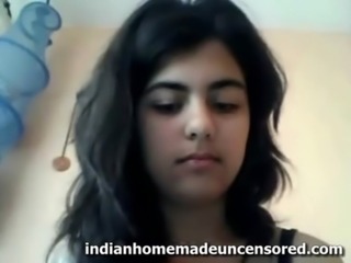 Dame Schattig Indiaas Tiener Webcam