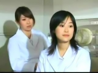 Ázsiai Csinos Doktor Japán Nővérke Tini Egyenruha