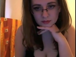 Amazing Cute Girlfriend Glasses Webcam