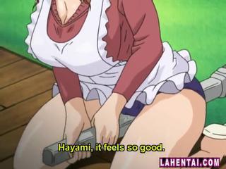 Horny Anime Housewife Is Alone And Uses Vacuum Concerning Masturbate More