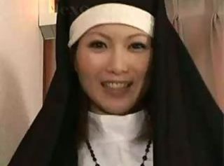 Asian Japanese MILF Nun Uniform