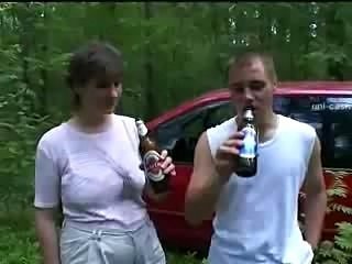 Amateur Car Chubby Drunk Mature Old and Young Outdoor