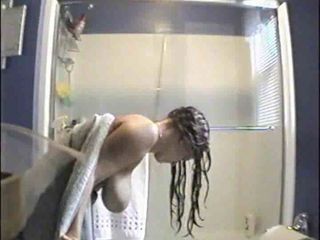 hidden cam on shower...