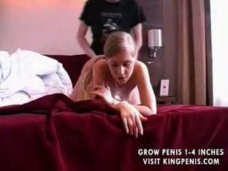 German bungling teen maid fucked relating to motel room