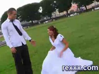 Bride Outdoor Redhead Russian