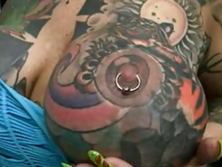 Autocarro Mamilos Piercing Tatuagem Webcam