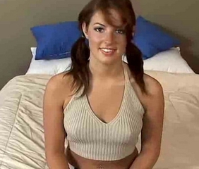 Casting Cute Pigtail Teen Toy
