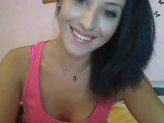 brunette slut smokes in the matter for an appendage for masturbates on webcam