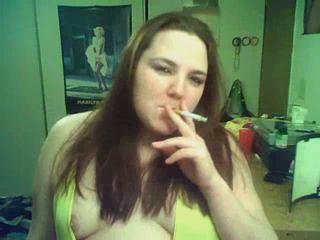Chubby Smoking Teen Webcam