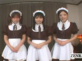 Asiática Japonesa Sirvienta Adolescente Uniforme