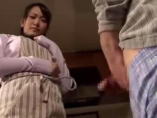 Asian Japanese Maid Old and Young Teen