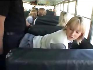 Blond Buss Doggystyle Student Tonåring