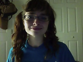 Kacamata Kepang rambut Remaja Kamera webcam