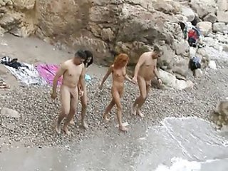 Strand Nudist Utendørs Swingers Voyeur
