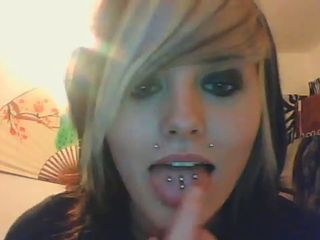 Goth Piercing Teen Webcam