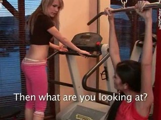 Lesbians Fucking In The Gym