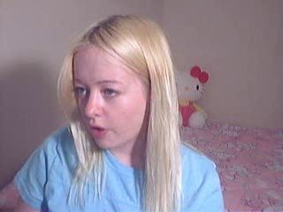 Blond Tenåring Webkamera